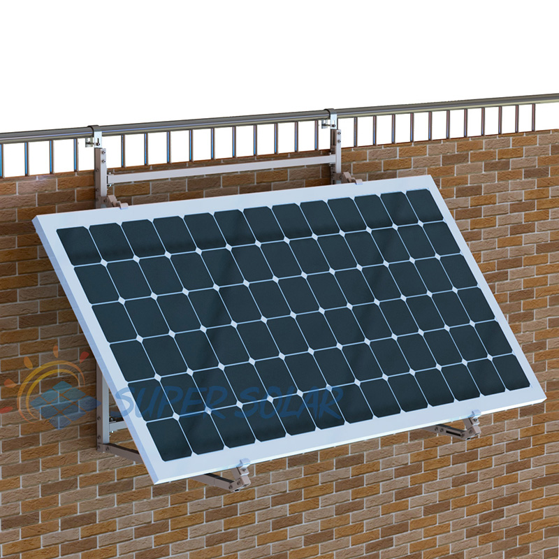 montaje solar balcón