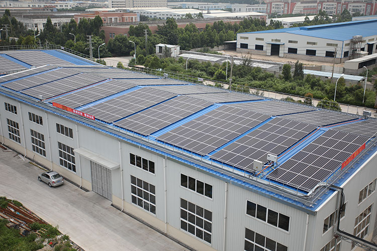 estación solar en red en china
